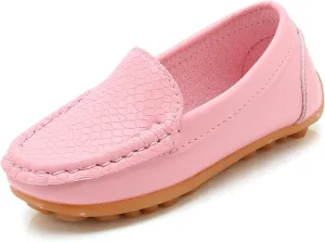 Baby Infant Girls Loafer Flat Slip-On Comfort Dress Shoes Toddler Kids Boys Suede Leather Church xford Shoes