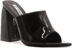 Block High-Heel Mule Open Toe Sandals