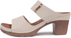 Chunky Heels For Women Backless Block Heels Open Toe Fashion Wedding Party Evening Dress Pump Shoes Heeled Sandals