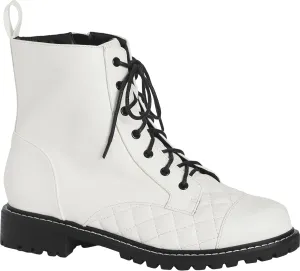 City Chic Women's Wide Fit Lace Up Ankle Boot Fashion