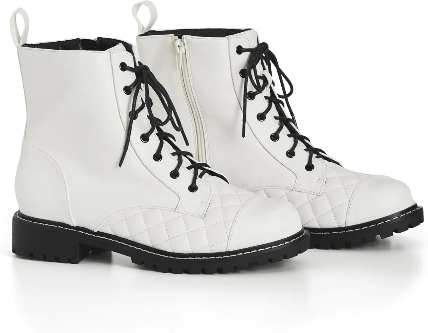 City Chic Women's Wide Fit Lace Up Ankle Boot Fashion