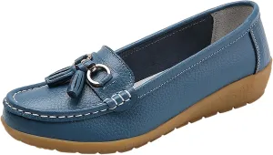 Comfy Shoes for Women Comfortable Walking Shoe Slip On Loafers Flat Penny Loafers Dress Office Shoes Business Shoe