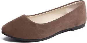 Dress Flats for Women Slip On Walking Shoes Solid Business Shoes Comfort Flat Shoes Ballet Flats Shoes Loafers