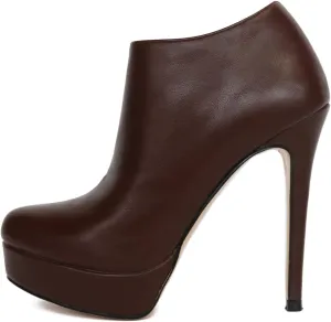 Eithy Women's Ankle Boots High Heels Platforms Shoes Pointy Toe Sexy Spring Boots