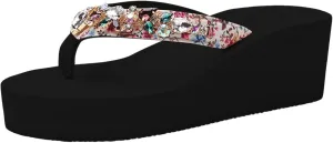 Flip Flops Women Arch Support Sandals Women's Comfort Walking Summer Beach Thong Sandals Womens Sandles