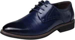 Mens Comfortable Business Casual Shoes Classical Style Shoes for Men Slip On PU Leather Low Rubber Sole Block Heel Work Mens Dress Shoes Men's Loafers Slip-Ons Casual