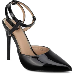 MKF Collection Women's Stiletto High Heels Ankle Strap Pumps Shoes