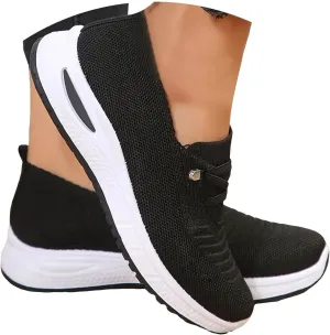 Orthopedic Shoes for Women, Womens Breathable Tennis Shoes Slip On Walking Sneakers Comfortable Mesh Non-Slip Shoes