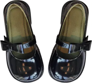 Toddler Little Girls Soft Slip On Loafers Dress Flat Shoes Round Toe Casual Shoes Slip on Toddler Leather Shoes