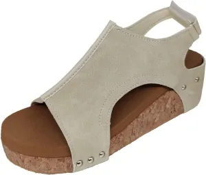 Wedge Sandals for Women 2024, Women's Espadrilles Wedge Sandals Comfortable Dressy Sandals Open Toe Buckle Ankle Strap Platform Wedge Sandals Women Casual Dressy Summer Shoes