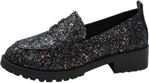 Women Loafers Shoes Slip-On Dress Shoes Business Casual Shoes Cute Work Shoes Comfortable Penny Loafer Office Shoes