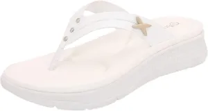 Women Shoes Comfortable Thick Sole Wedge Flip Flops Fashionable Outdoor Beach Bohemian Sandals for Women Summer Wear