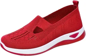 Women Walking Shoes Sock Sneakers Slip-On Breath Womens Running Shoes Wide Women Shoes Casual Women's Fashion Sneakers Black Tennis Shoe White Loafers