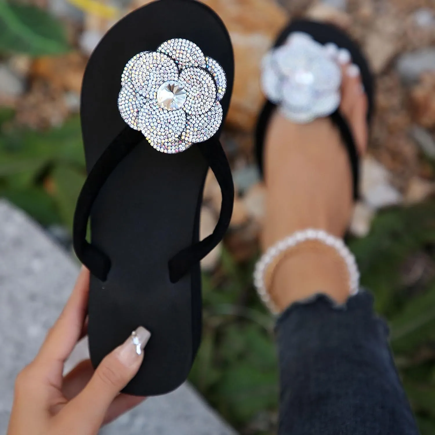 Womens Flip Flops Comfortable Summer Beach Thong Sandals Shower Shoes Women Women's Non-Slip Casual Arch Support Flip Flops