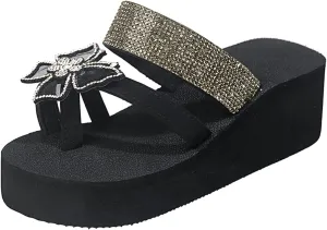 Womens Flip Flops Women's Non-Slip Casual Arch Support Flip Flops Womens Sandals Comfortable Summer Beach Thong Sandals