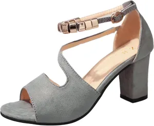 Women's Platform Heels,Open Toe Chunky Block Heeled Sandals with Ankle Strap Dressy High Heel Womens Open for Women Summer Fish Mouth Comfortable Beaded Party Dress Sandal Wedding Shoes For Bride