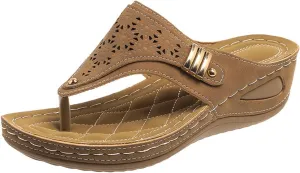 Women's Sandals Comfort Beach Thong Sandals Indoor Outdoor Womens Sandals Womens Arch Support Flip Flops