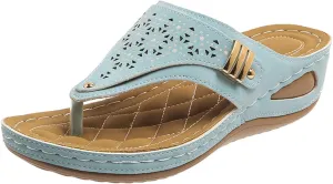 Women's Sandals Comfort Beach Thong Sandals Indoor Outdoor Womens Sandals Womens Arch Support Flip Flops