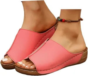 Women's Sandals Comfortable Cute Orthopedic Slippers Orthotic Slides Flip Flops With Plantar Fasciitis Arch Support