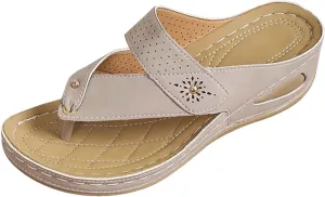 Women's Sandals Women's Arch Support Flip Flops Women's Sandals Comfortable Casual Summer Beach Thong Sandals