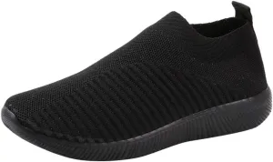 Womens Slip On Sneakers with Arch Support Business Casual Shoes Women Womens White Tennis Shoes Slip on Non Slip Low Top Casual Womens Loafers Men's Sneakers