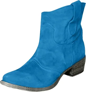 Women's Wedge Boots Comfortable Ankle Wedge Booties Chunky Heel Low Heel Round Toe Zipper Mid Boots Walking Shoes