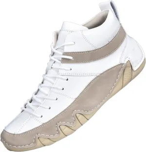 Womens White Sneakers Mens Shoes Casual Women's Slip on Shoes Slip on Non Slip Low Top Casual Womens Loafers with Arch Support Womens White Sneakers