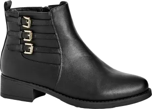 Women's WIDE FIT Emilia Ankle Boot, Black
